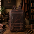 Handmade Multi-Pocket Leather Backpack for Travel – product view 10 | The Leather Factory