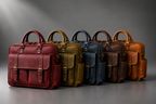 Genuine Leather Multi-Pocket Briefcase for Work – product view 10 | The Leather Factory