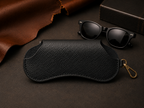 TLF Leather Sunglasses Case – Handcrafted Clip Holder
