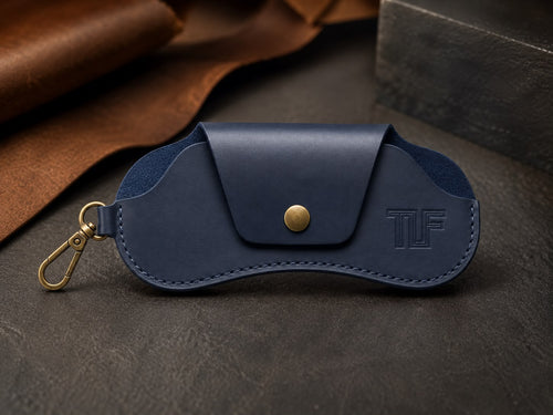 TLF Leather Sunglasses Case – Handcrafted Clip Holder