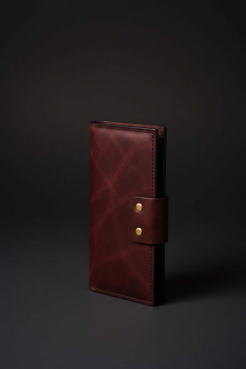 TLF leather wallet in Burgundy | The Leather Factory