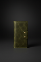 TLF leather wallet in Olive Green | The Leather Factory